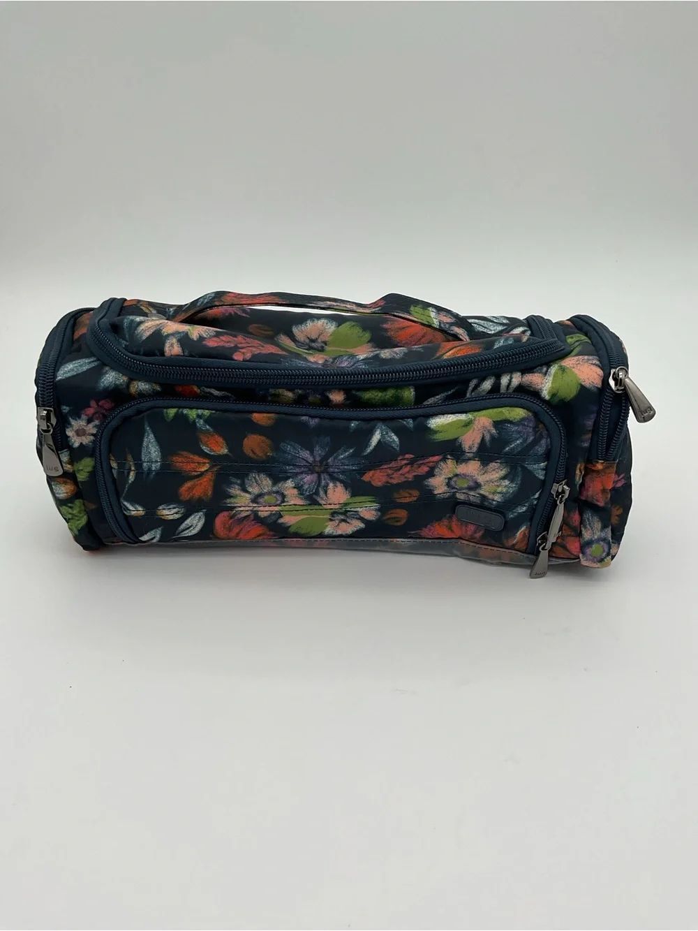 lug Trolley Floral Print Navy Travel Organizer Bag